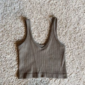 UO Out From Under Drew Seamless Ribbed Crop Top